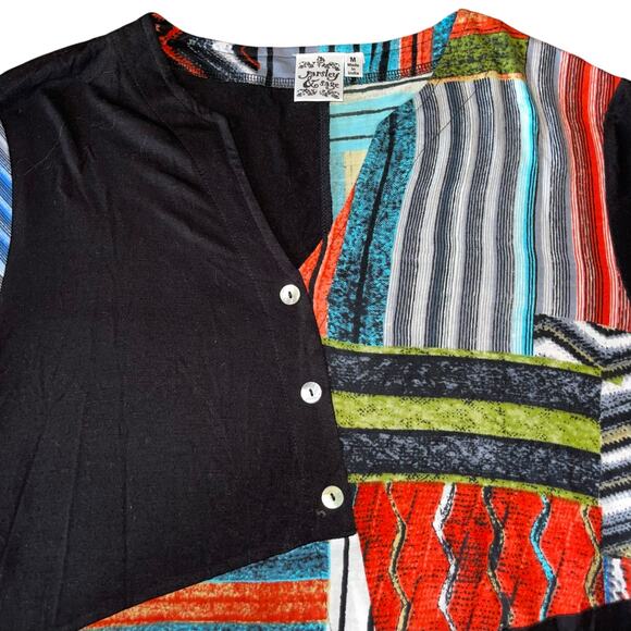 Parsley & Sage Tunic Top ArtsyLagenlook Patchwork - Picture 5 of 8